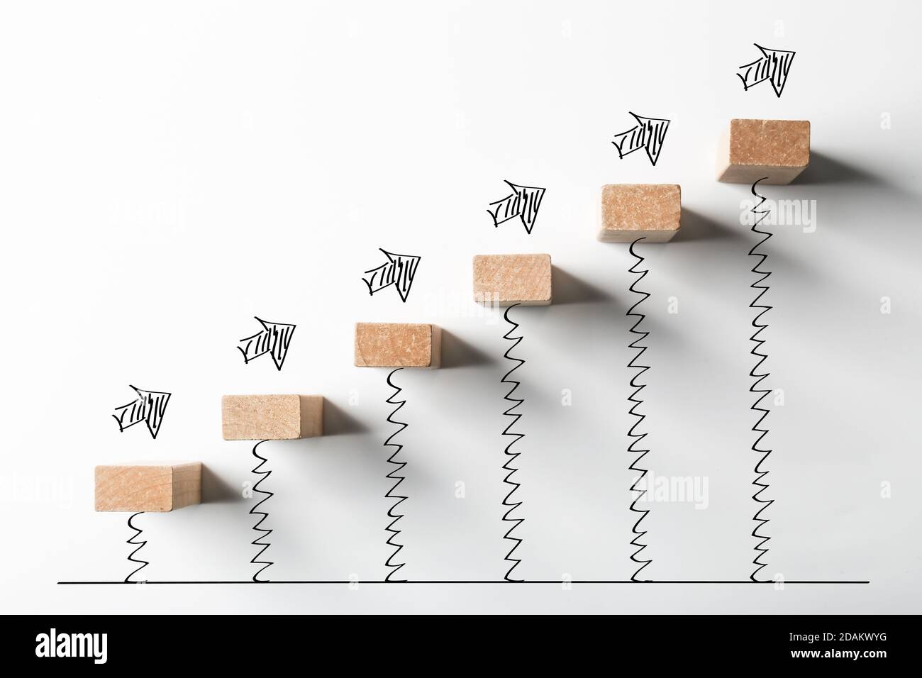 Business growth concept picture for business growth abstract background Stock Photo