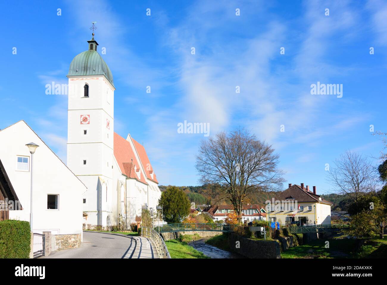 Kirchschlag in der Buckligen Welt: church Kirchschlag in der Buckligen Welt, Wiener Alpen, Alps, Niederösterreich, Lower Austria, Austria Stock Photo