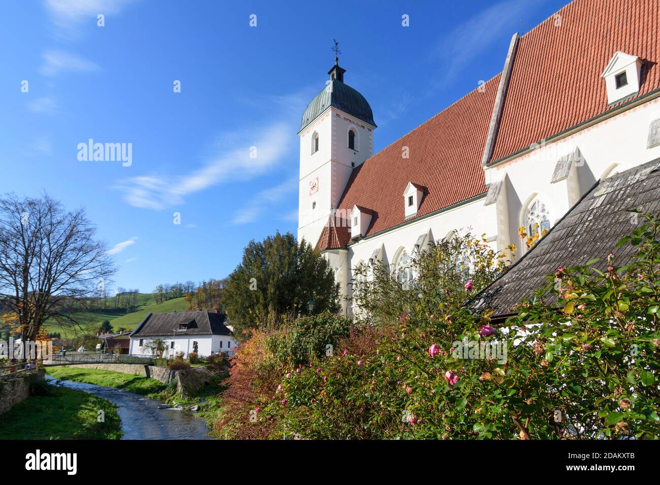 Kirchschlag in der Buckligen Welt: church Kirchschlag in der Buckligen Welt, Wiener Alpen, Alps, Niederösterreich, Lower Austria, Austria Stock Photo