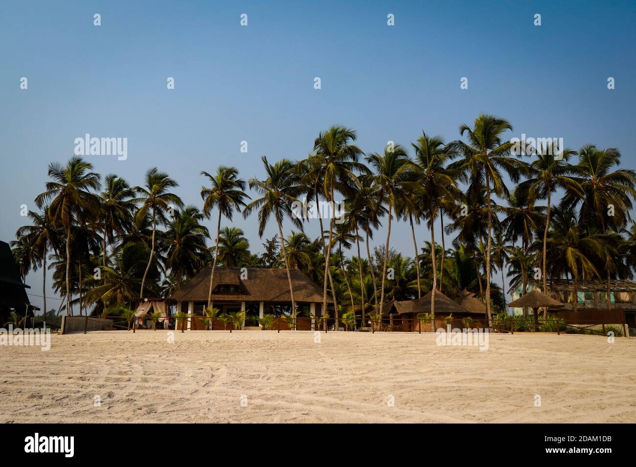 Beach Life, Assinie, Ivory Coast Stock Photo