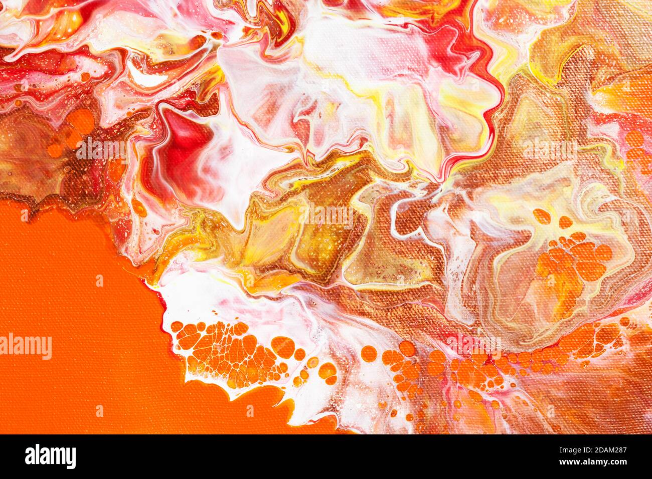 Neon Orange Abstract Backgrounds