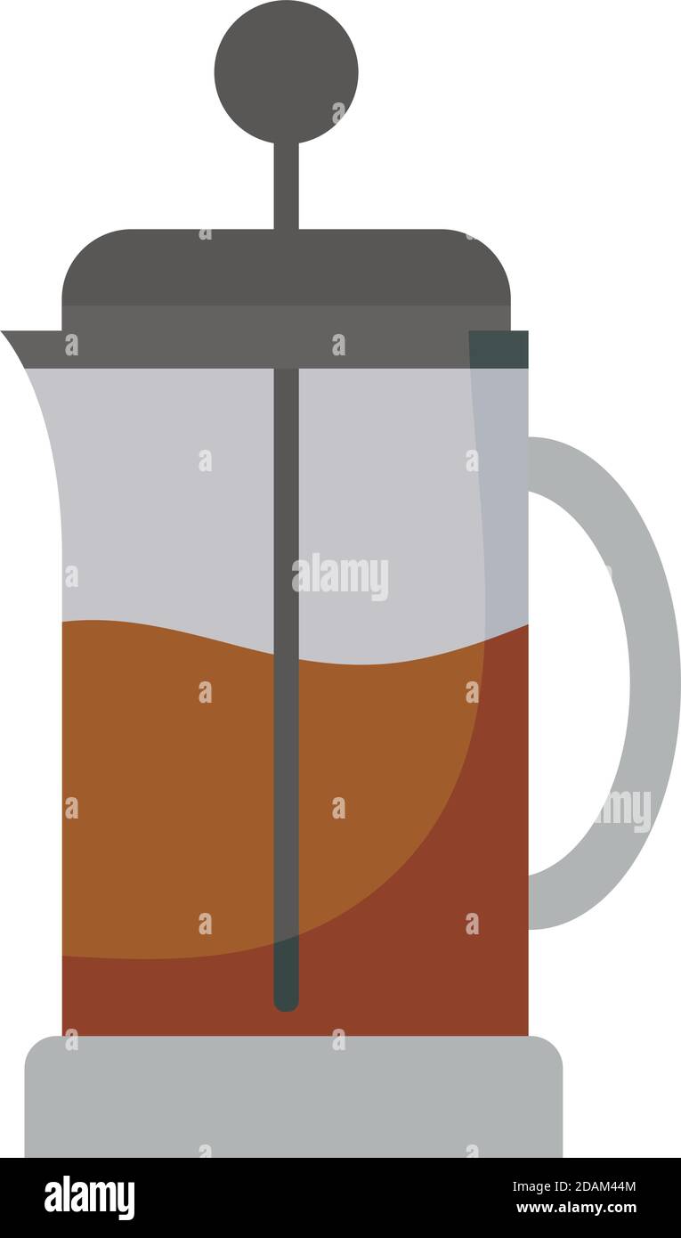 french press over white background Stock Vector Image & Art Alamy