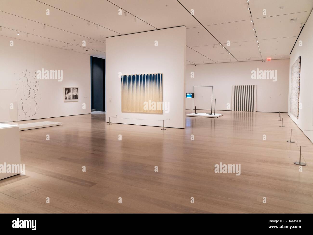 New York, United States. 13th Nov, 2020. Installation view of a gallery named Touching the Void during opening of The MoMA?s first ever Fall Reveal in New York on 13, 2020.