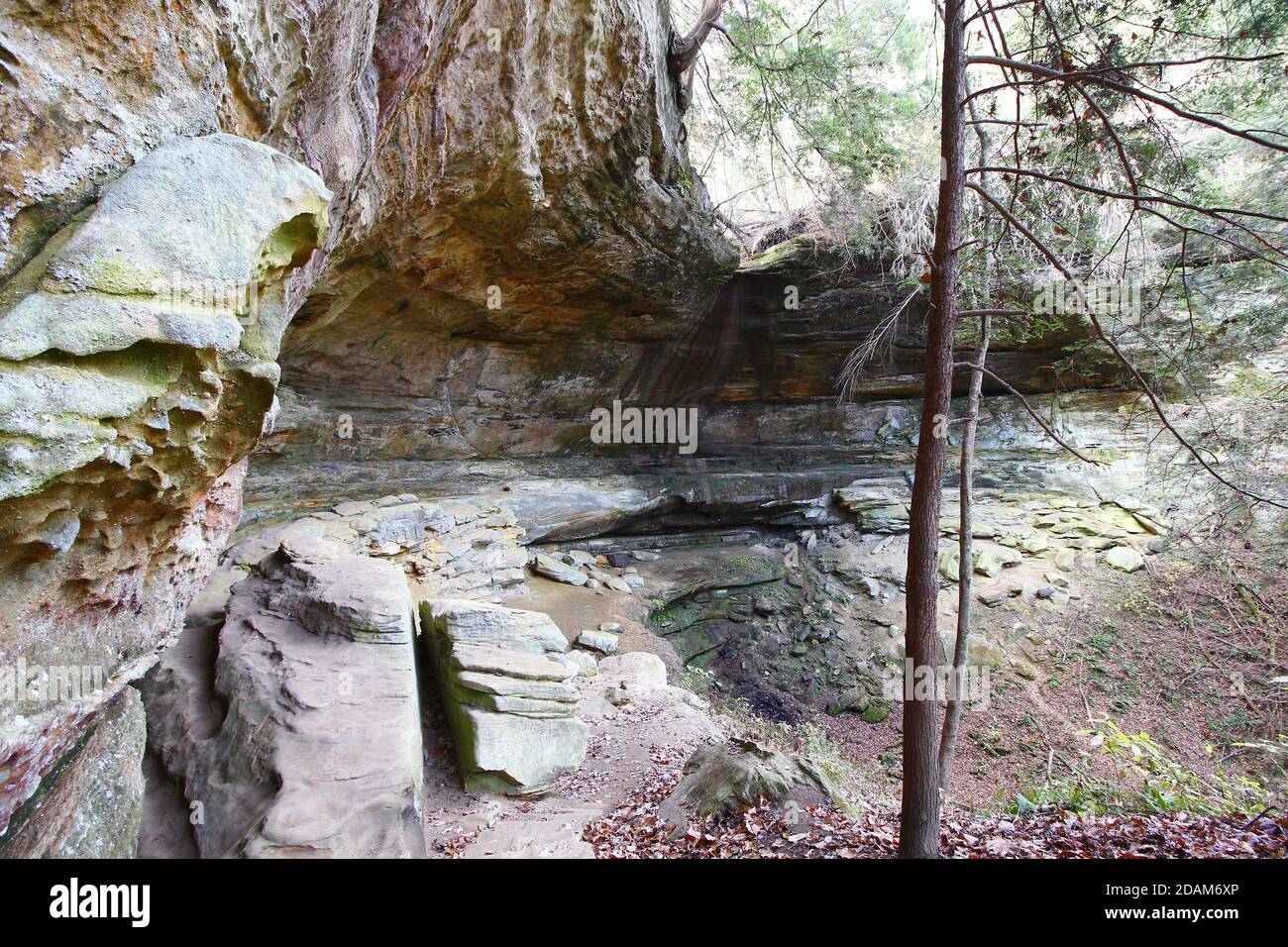 Cantwell Cliffs, Hocking Hills State Park, Ohio Stock Photo Alamy