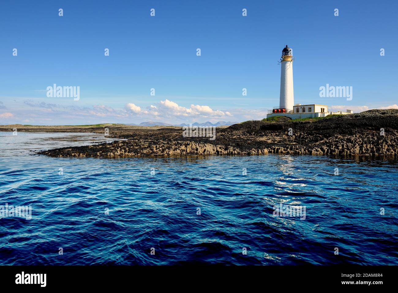 Hyskeir Lighthouse, Inner Hebrides, Scotland Stock Photo