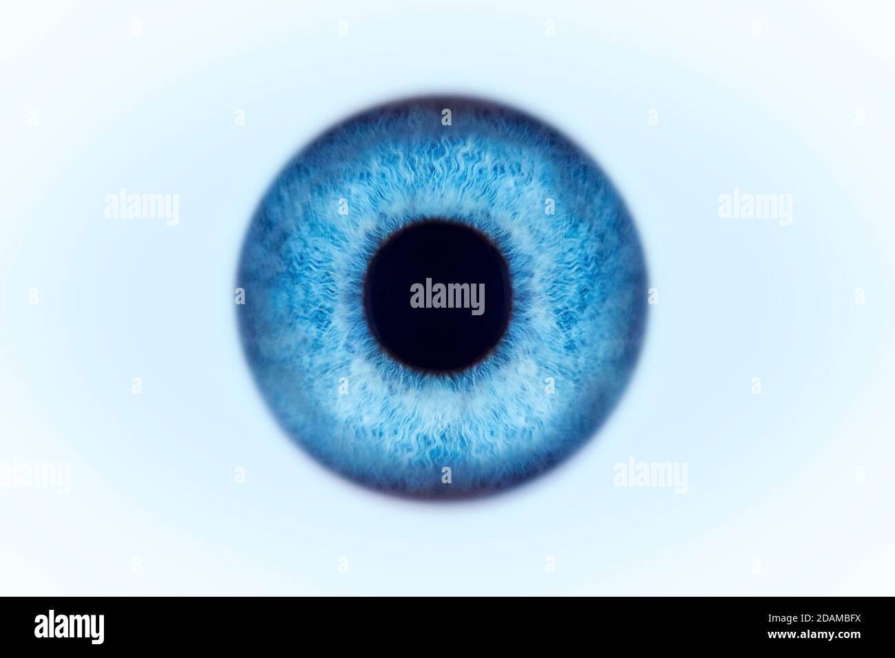 Blue eye, illustration. Stock Photo