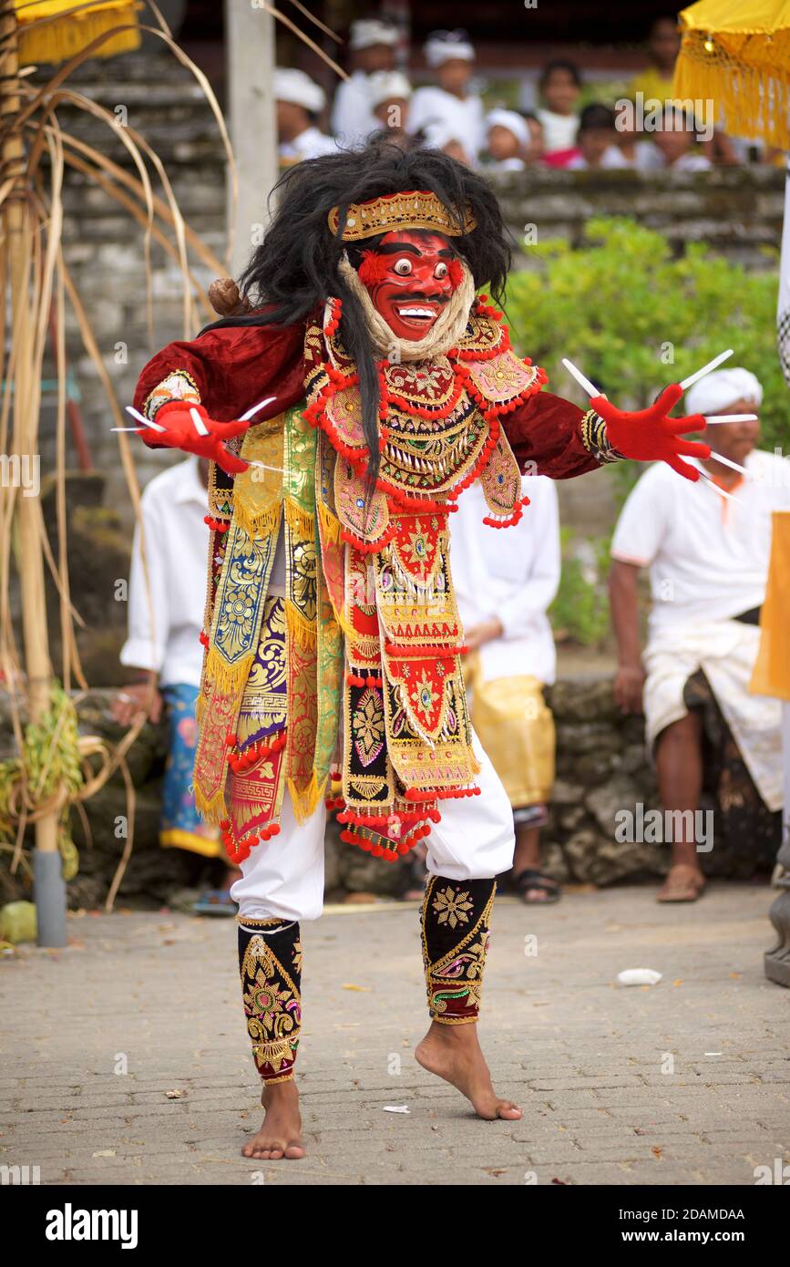 Balinese Masked Dance Part Of The Barong Dance Topeng Jauk Manis Represents A Character Type Known As Jauk Manis Jauk Manis Is Not A Specific Character But Can Be Used To Represent