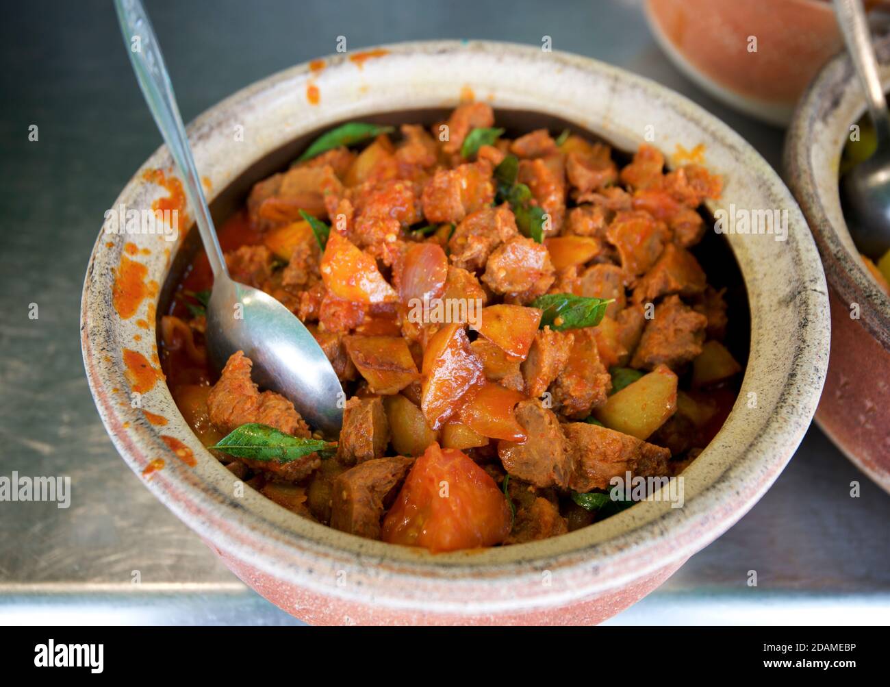 Indo Malay food for sale in the Indian quarter of Kuala Lumpur