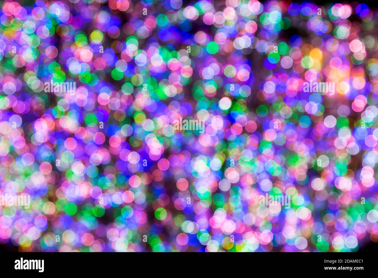 Defocused colorful bokeh background light Stock Photo