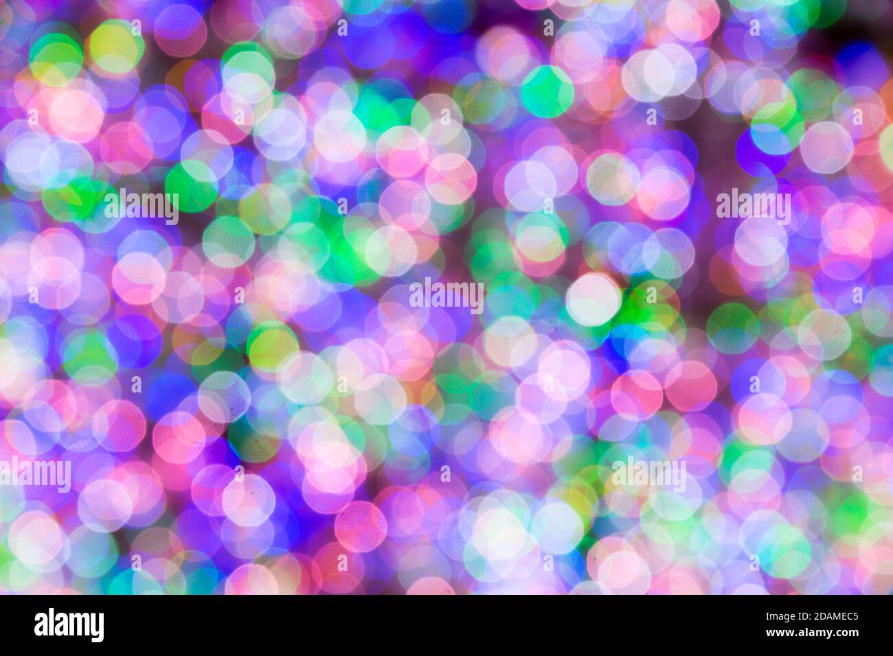Defocused colorful bokeh background light Stock Photo