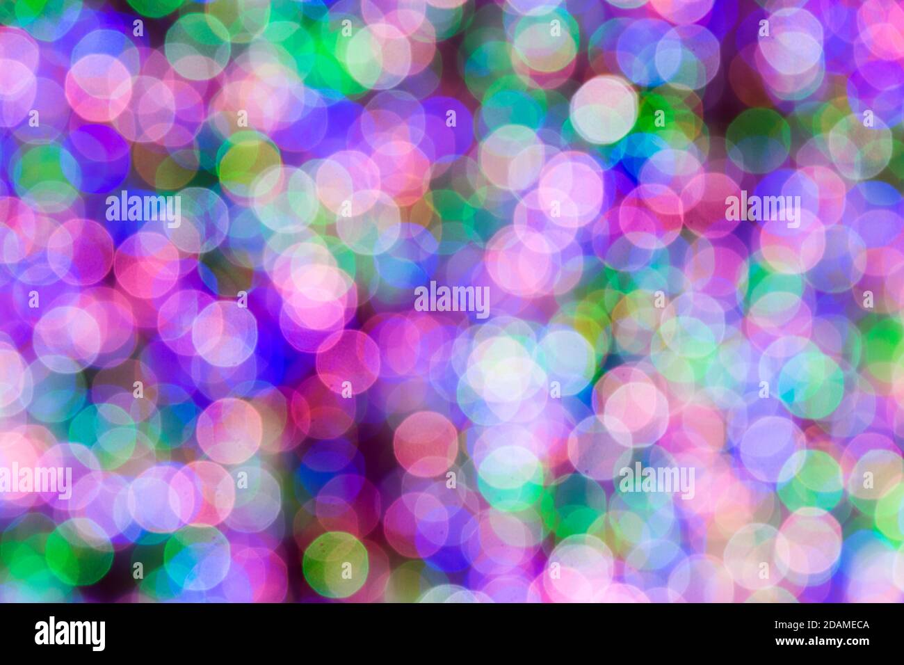 Defocused colorful bokeh background light Stock Photo