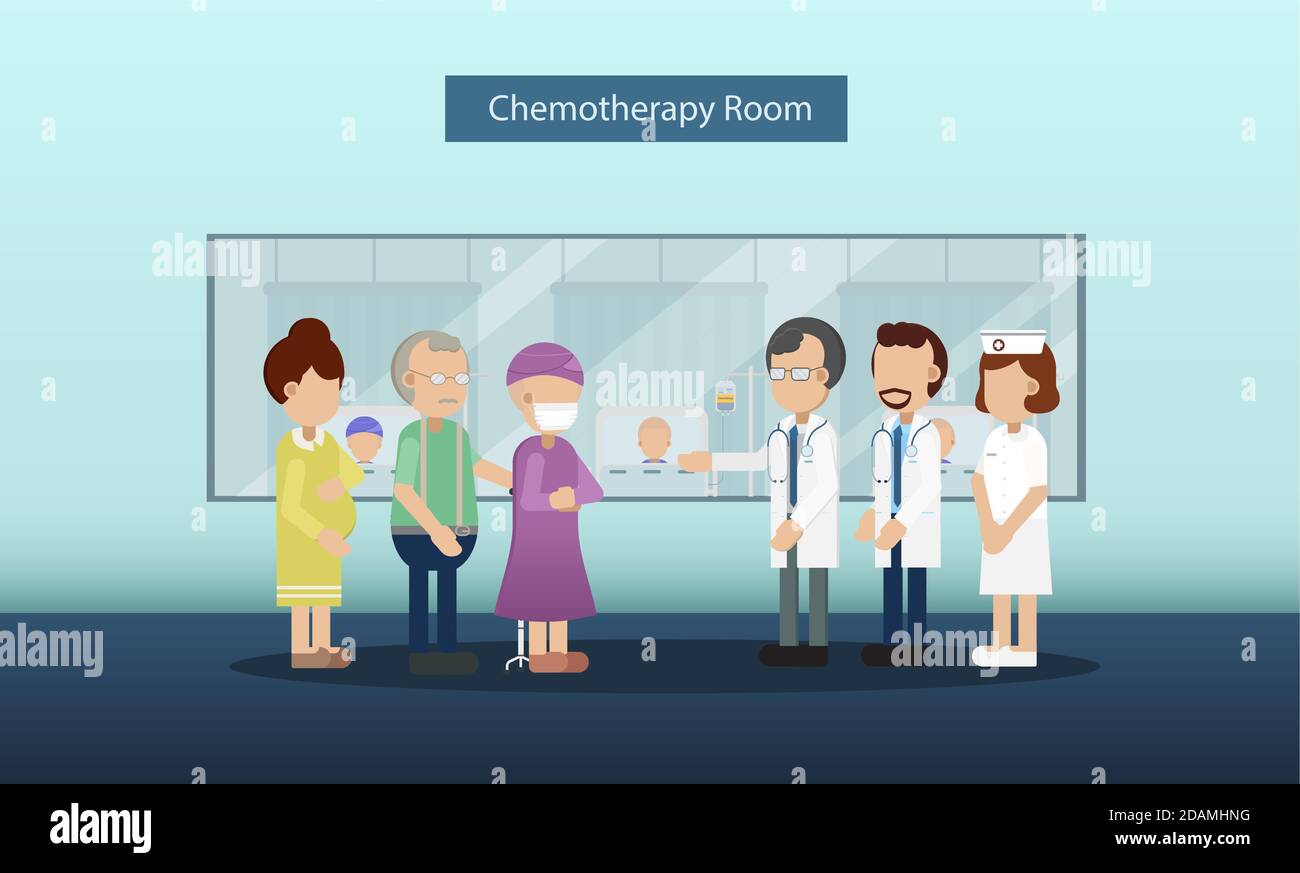Chemo Roo Amenities and staff Stock Vector Images - Alamy