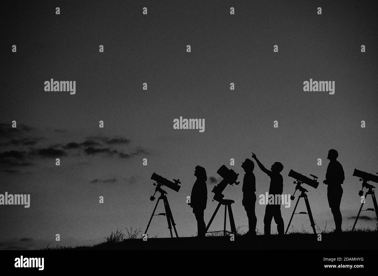 Astronomy students hi-res stock photography and images
