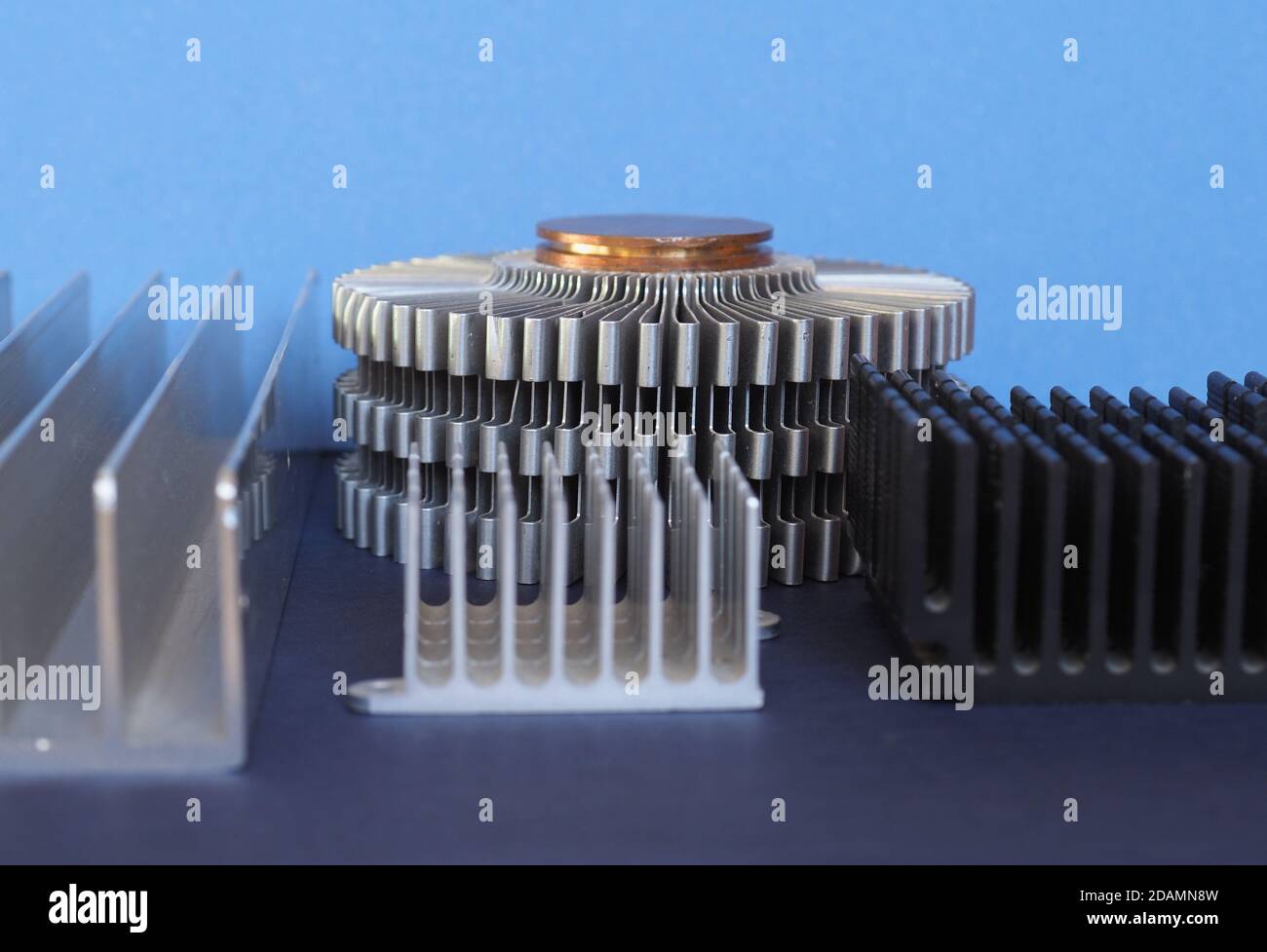 heat sink passive heat exchanger used in electronics Stock Photo Alamy