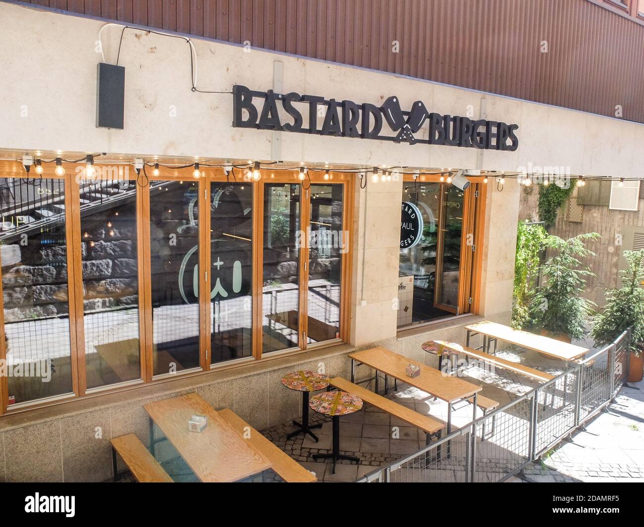 Bastard Burgers restaurant. Bastard Burgers is a swedish franchise of