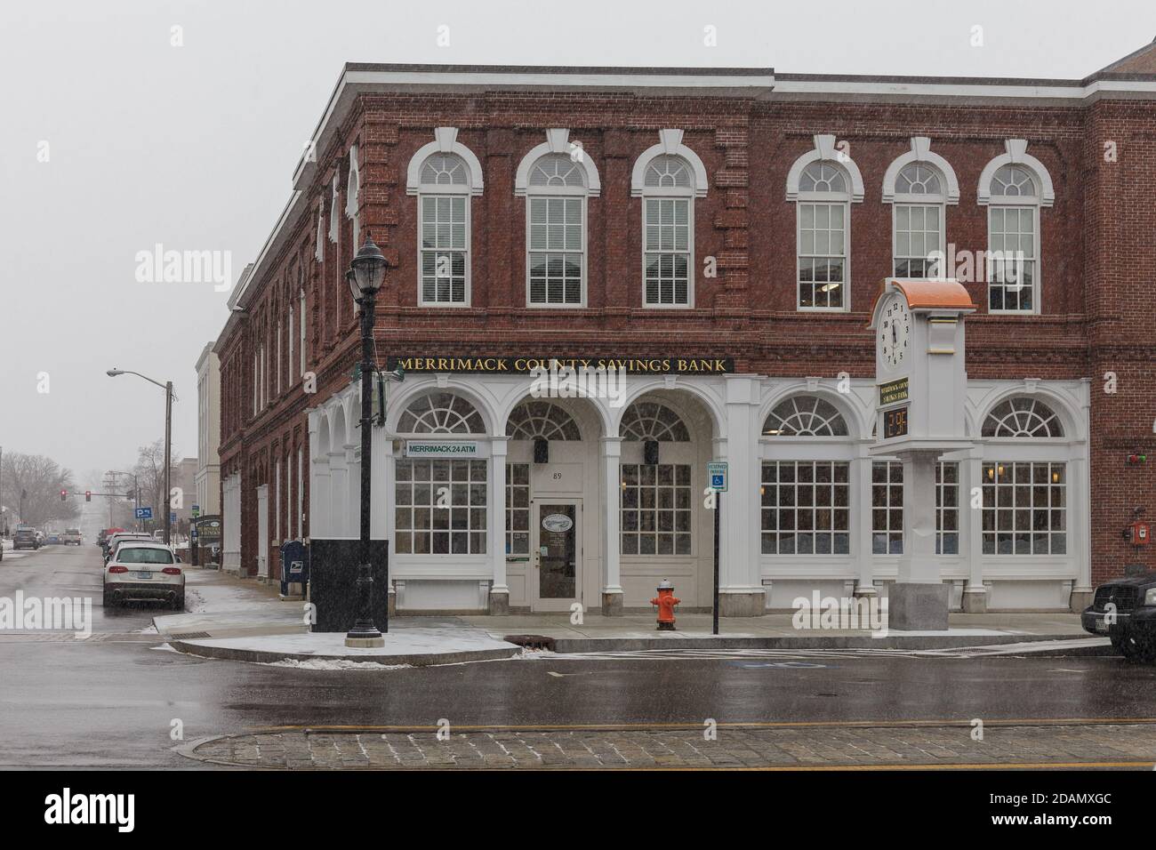 CONCORD, NH, USA FEBRUARY 18, 2020 Main street view of city in New