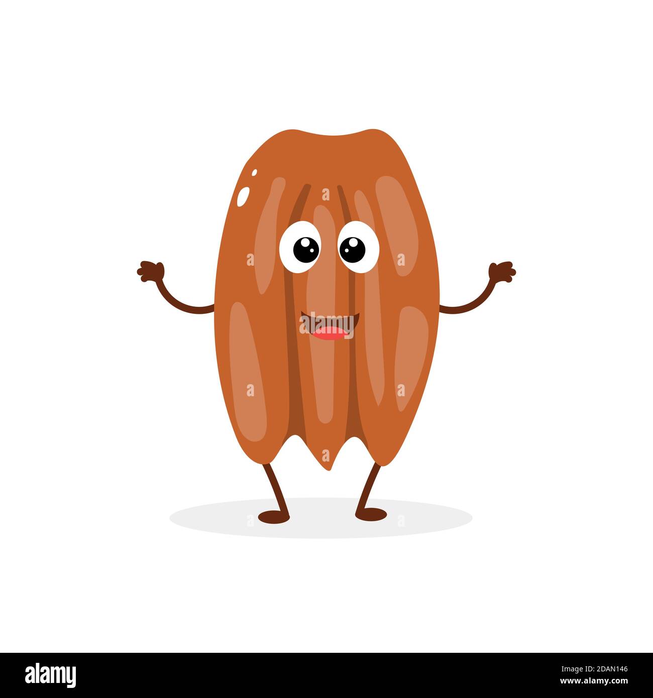 A funny cartoon character of the pecan Stock Vector Image & Art Alamy