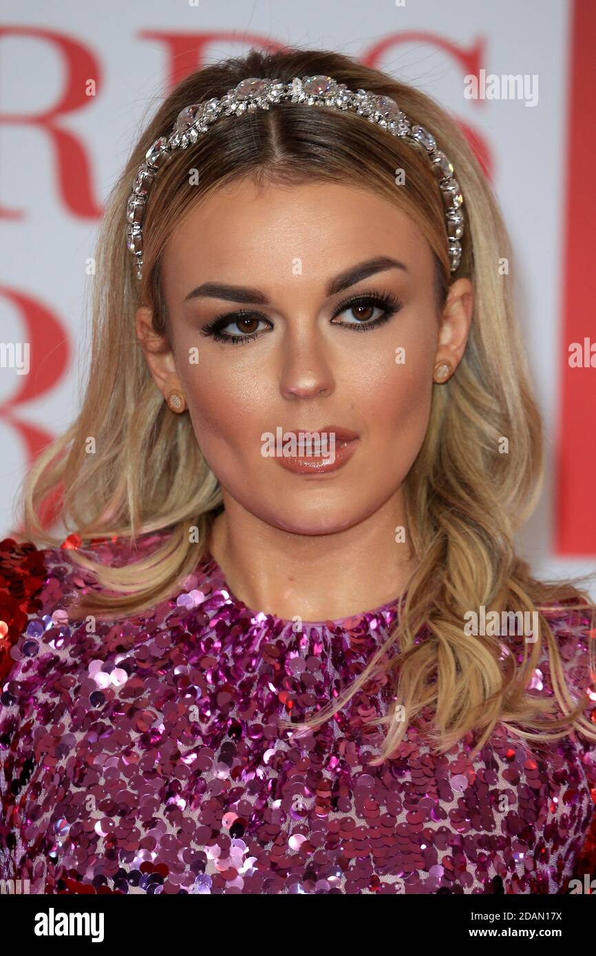 Tallia Storm attends The BRIT Awards 2018 held at The O2 Arena on