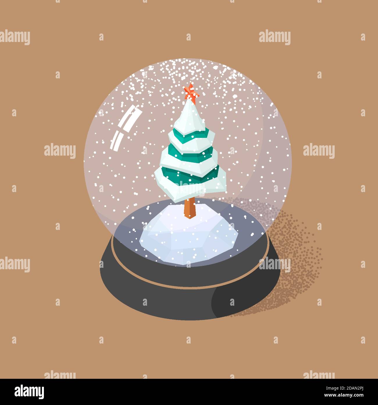 Christmas isometric Stock Vector