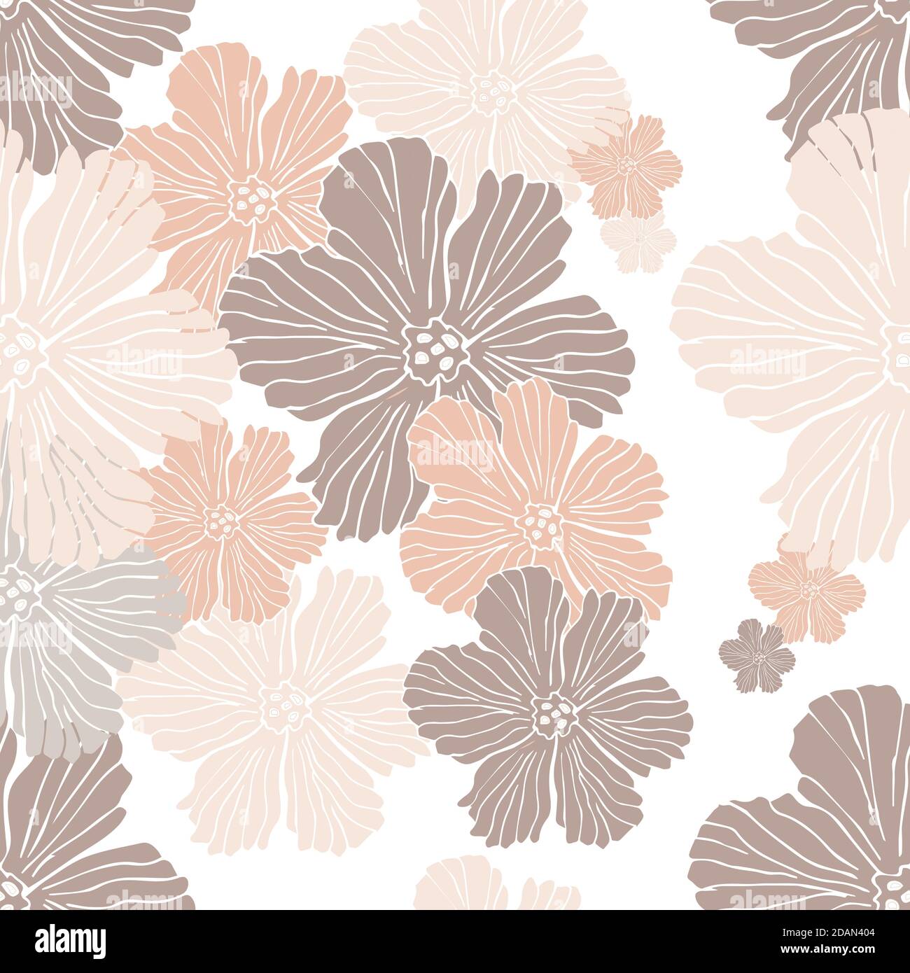 Light pink seamless abstract design with delicate colors. Stock Vector