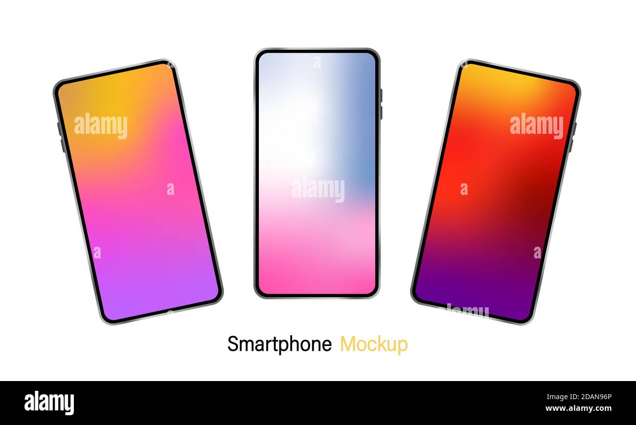 Smartphone Mockup screen with colorful wallpaper Stock Vector Image & Art - Alamy Smartphone Mockup screen with colorful wallpaper Stock Vector Image & Art - Alamy