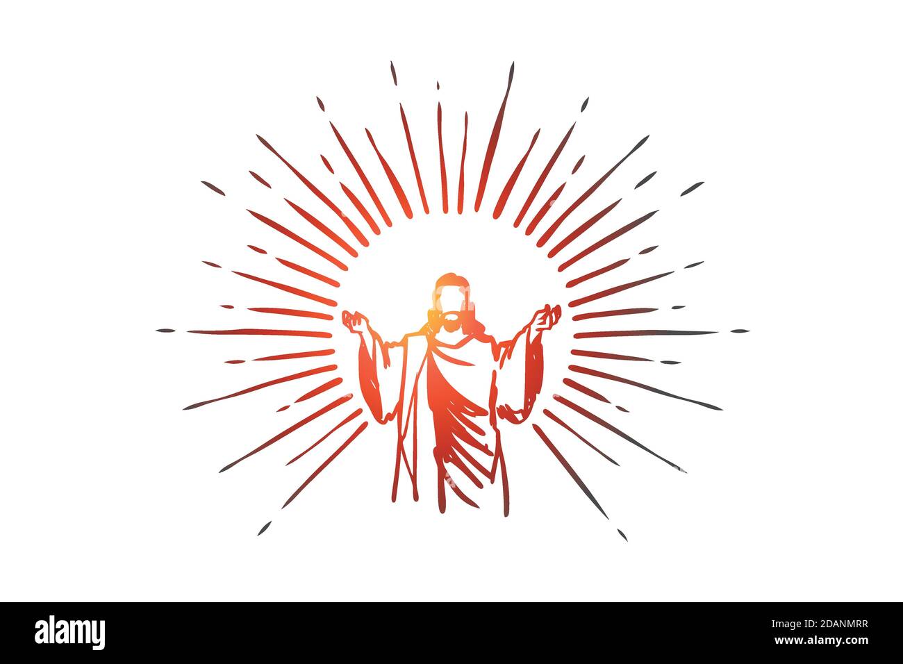 jesus christ silhouette illustration
