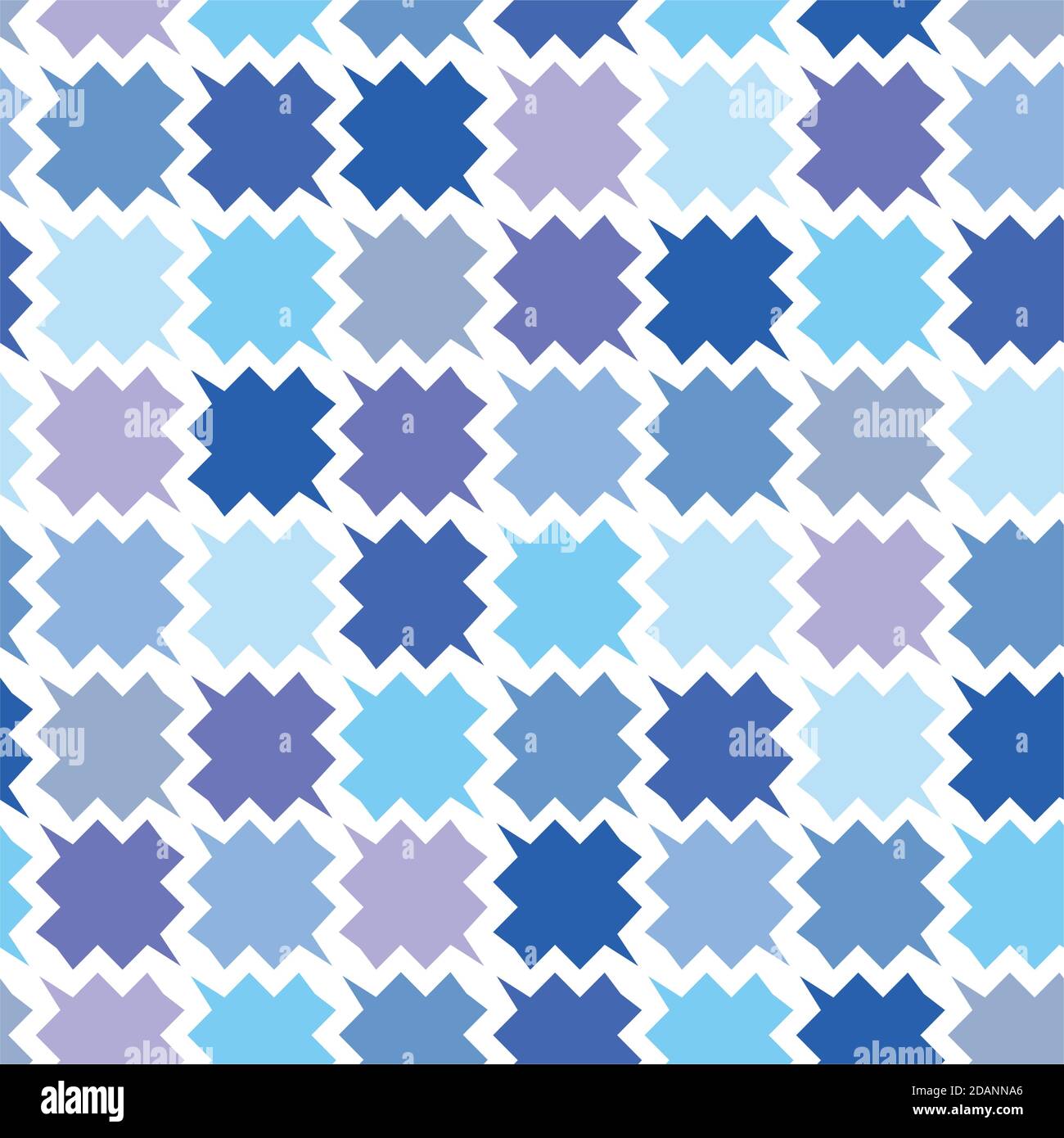 A seamless background of many multi-colored squares. Stock Vector
