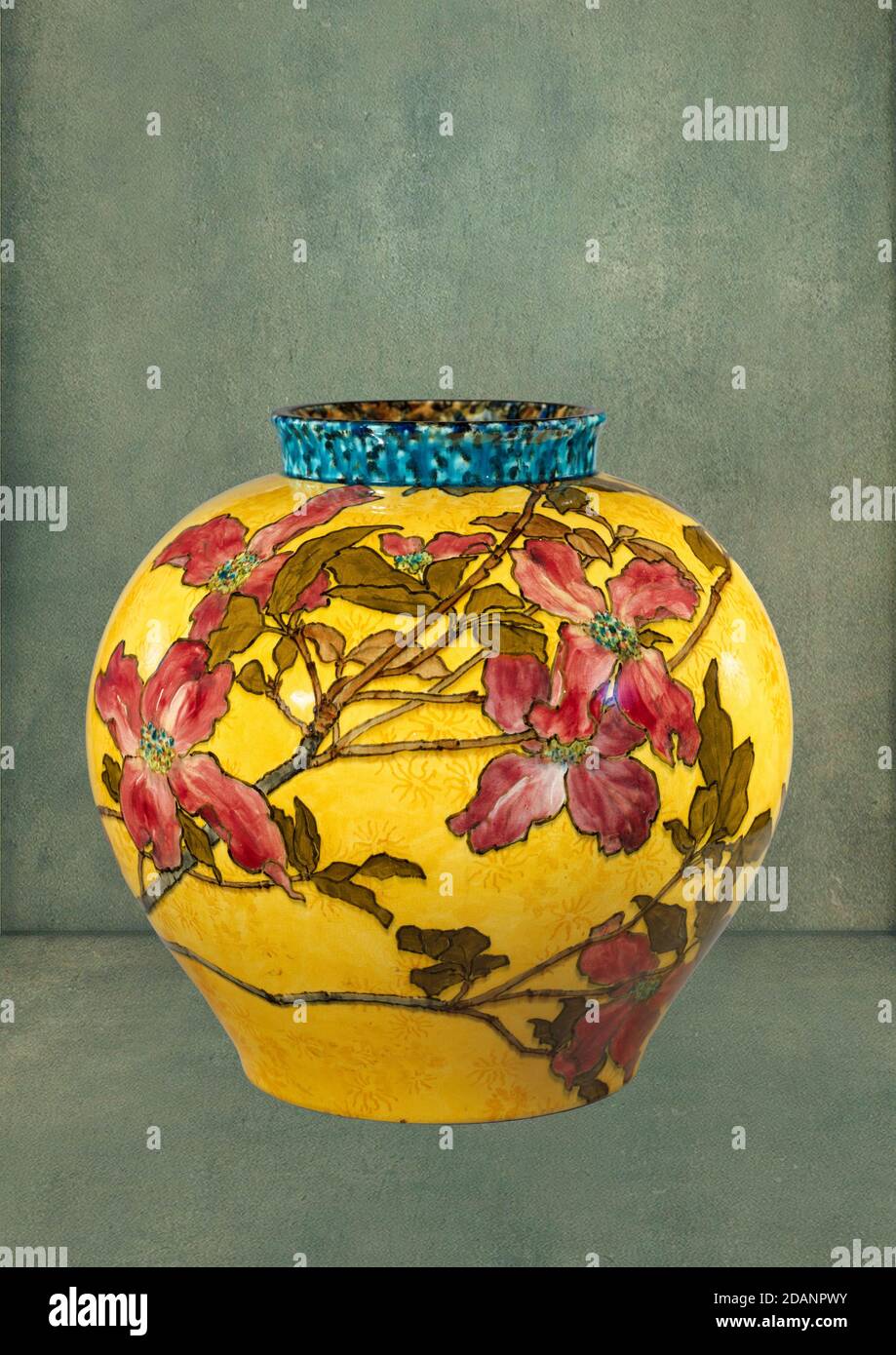 Stylish Minton vintage vase designed by John Stock Photo Alamy