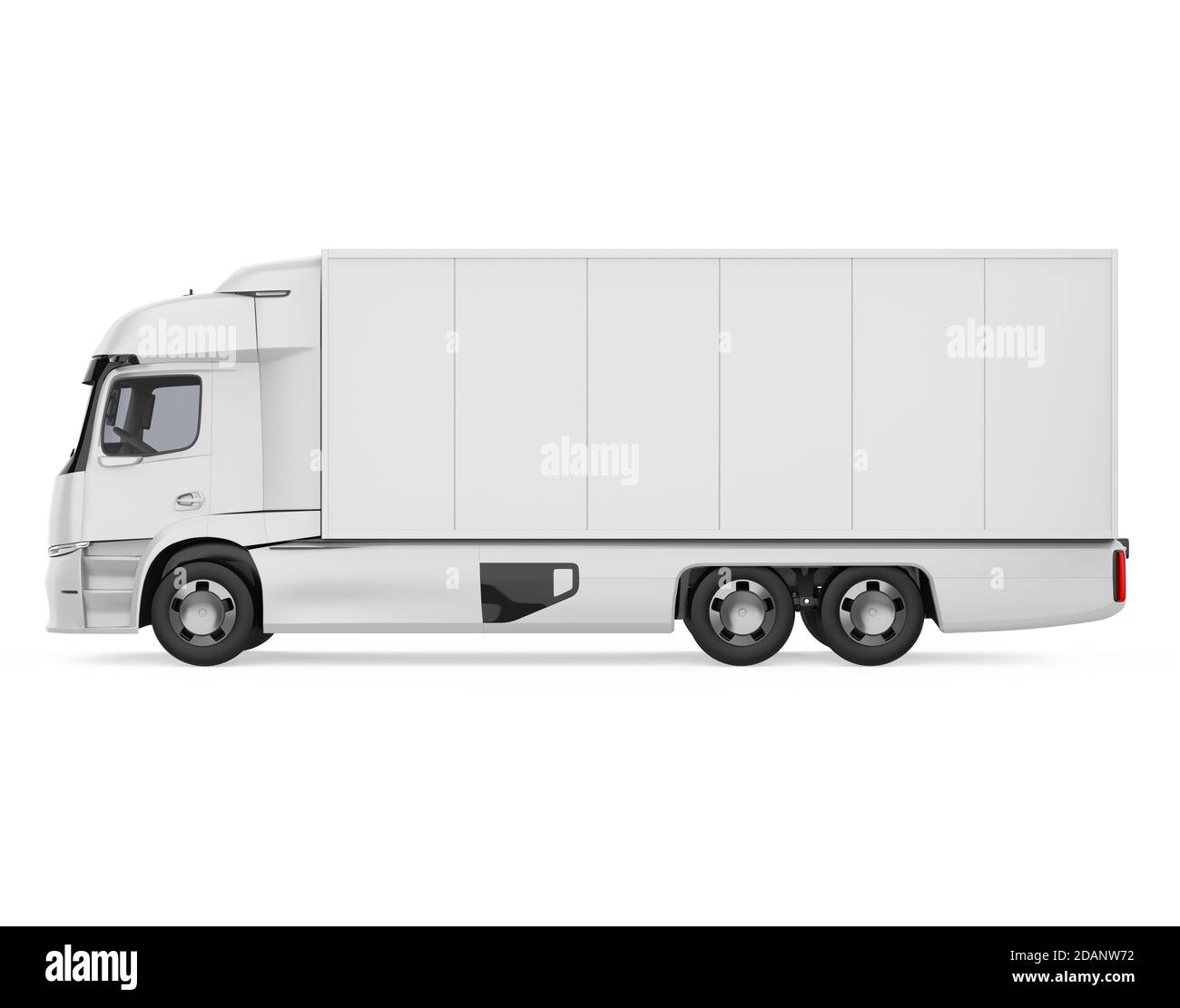 Delivery Truck Isolated Stock Photo Alamy