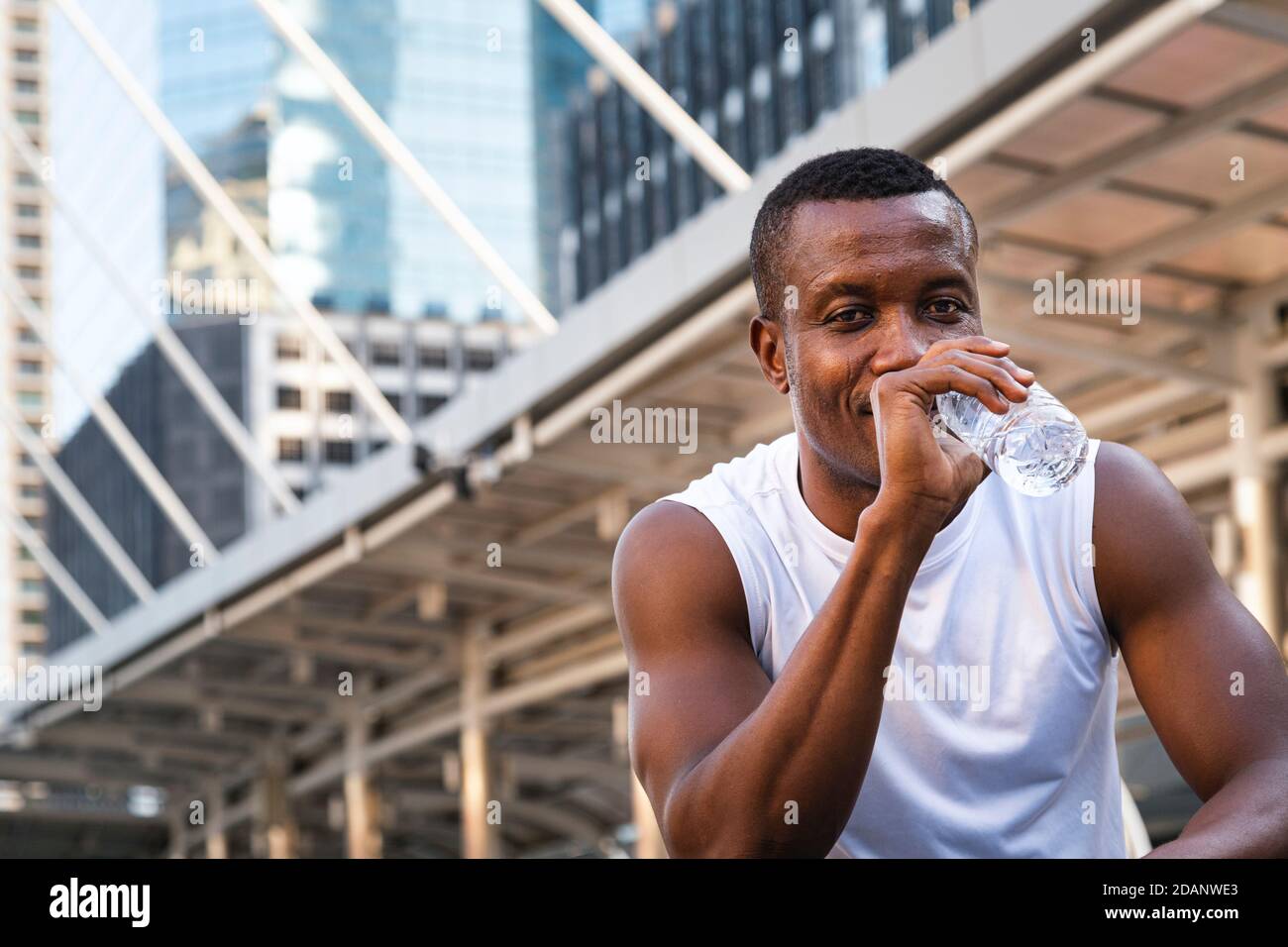 African american sportsman portrait hi-res stock photography and images ...