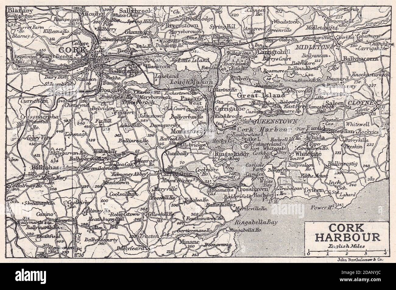 Cork harbour map hires stock photography and images Alamy