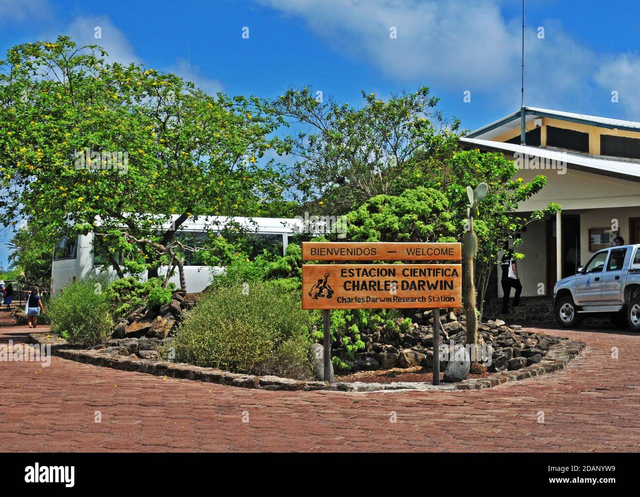 Charles Darwin research station,,Puerto Ayora, Santa Cruz island, Galapago sislands,  Ecuador Stock Photo