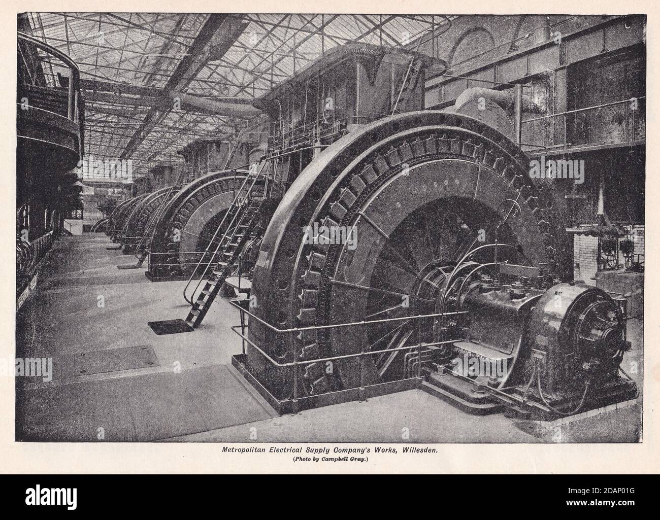 Metropolitan Electrical Supply Company's Works, Willesden - 1900s Stock Photo