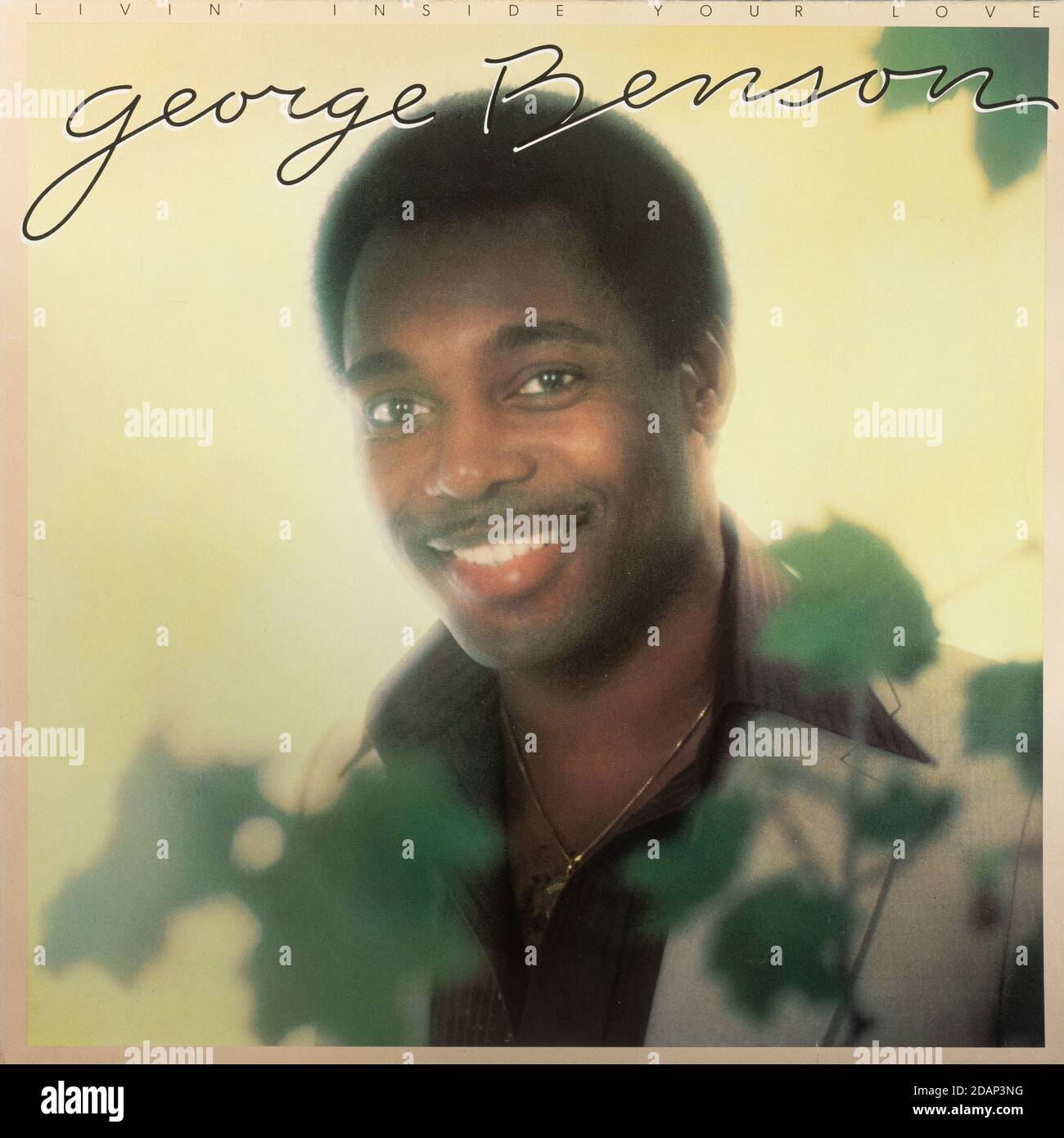George Benson Livin' Inside Your Love, vinyl LP record album cover Stock Photo
