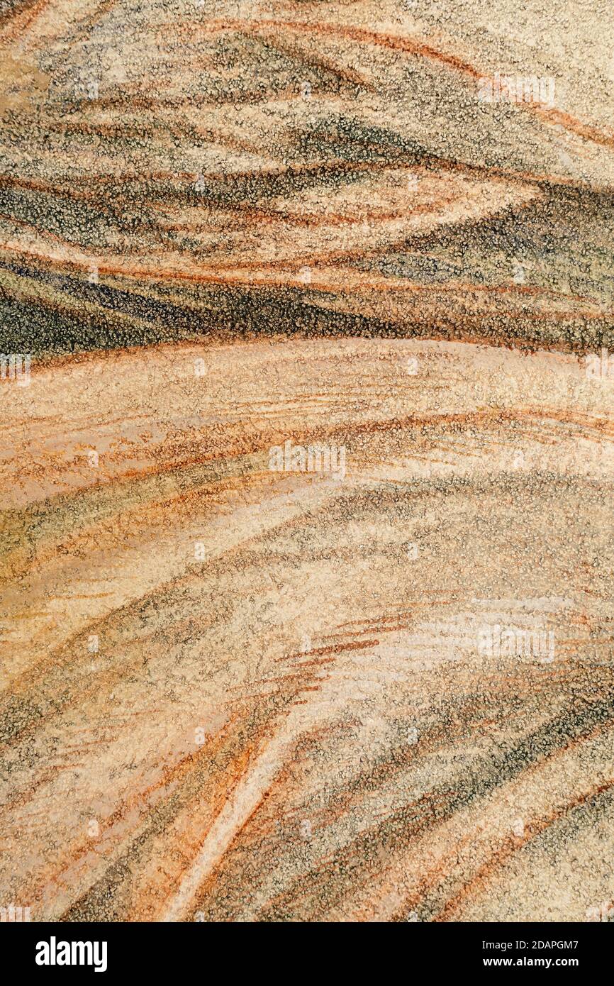 Vertical format background - grainy wall with abstract brown pattern Stock Photo
