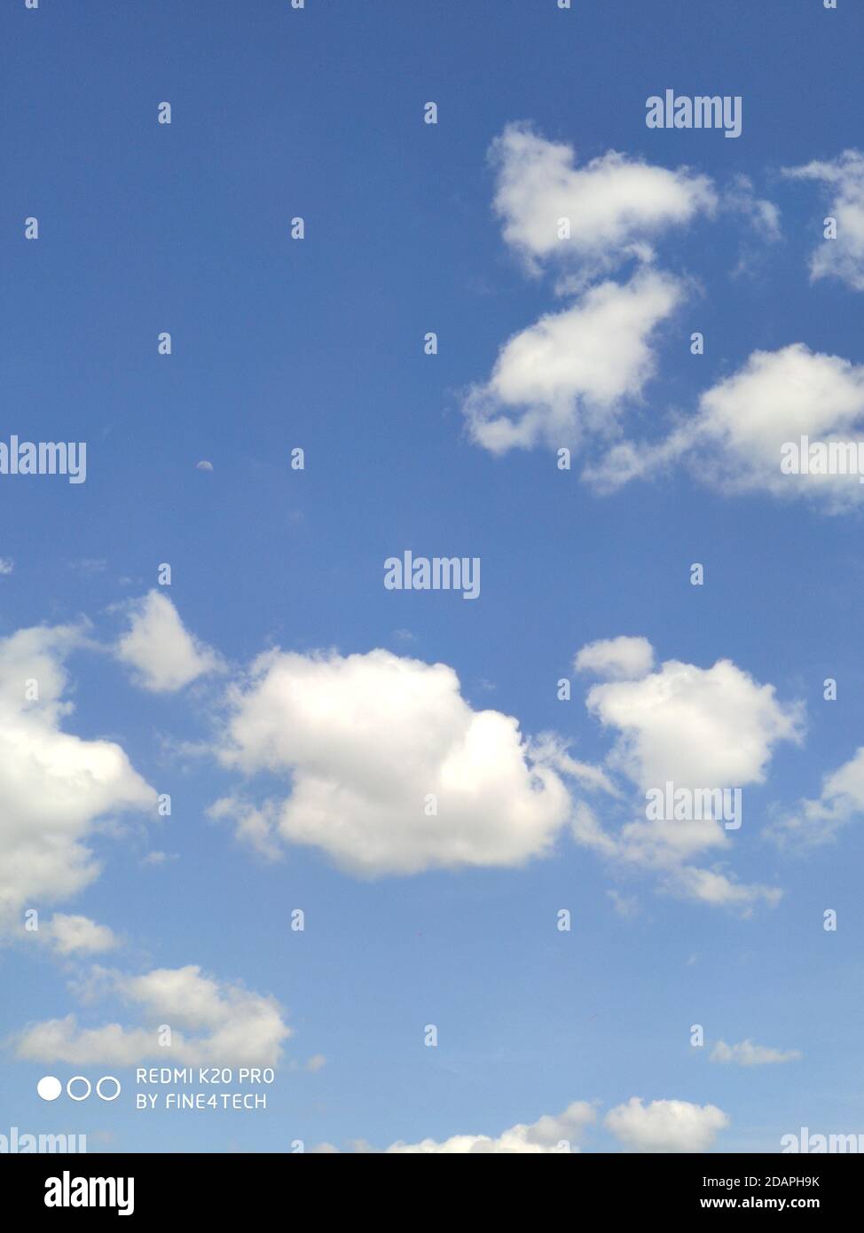 Blue sky with clouds stock images Stock Photo - Alamy