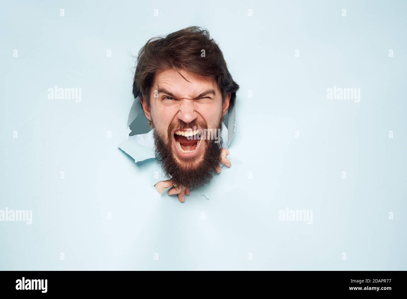 Angry man from behind hi-res stock photography and images - Alamy
