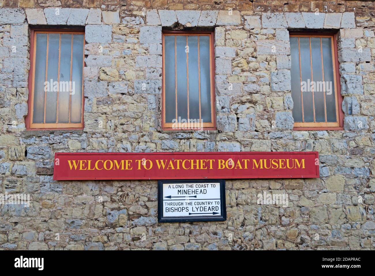 Watchet Boat museum,Watchet Visitor Centre,Harbour Rd, Watchet TA23 0AQ Stock Photo