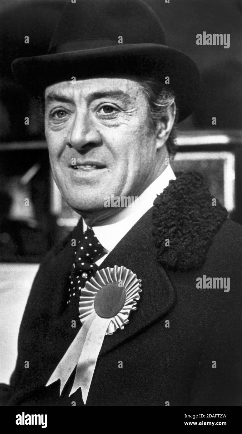 David Langton, Publicity Portrait as Lord Bellamy in the British Drama Series, 'Upstairs, Downstairs', ITV, 1977 Stock Photo