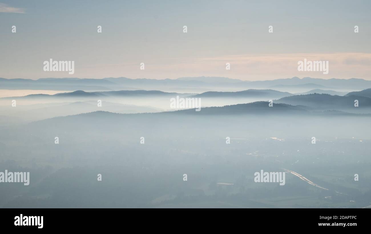 Layers of mist hi-res stock photography and images - Alamy