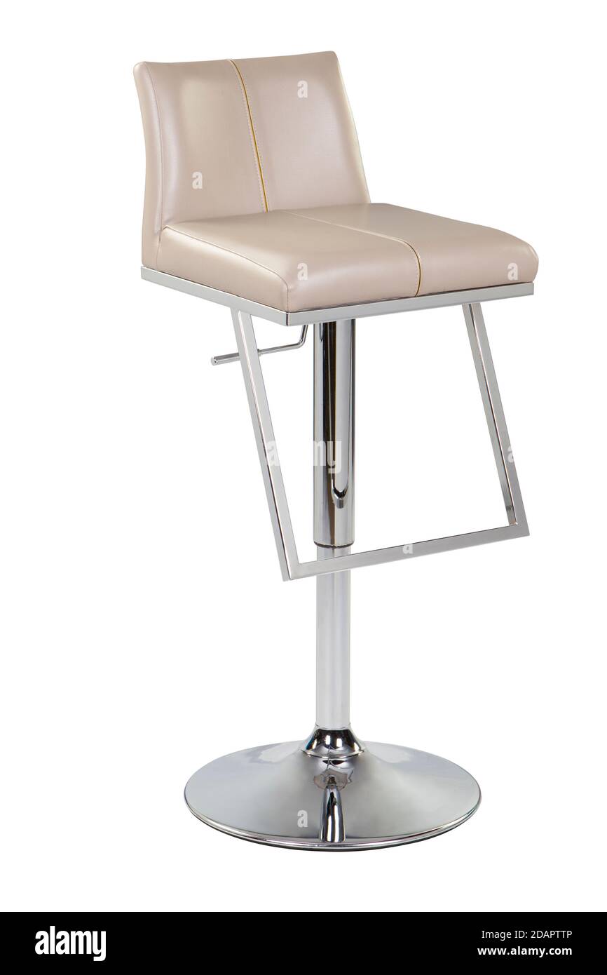 Modern bar chair on a white background Stock Photo Alamy