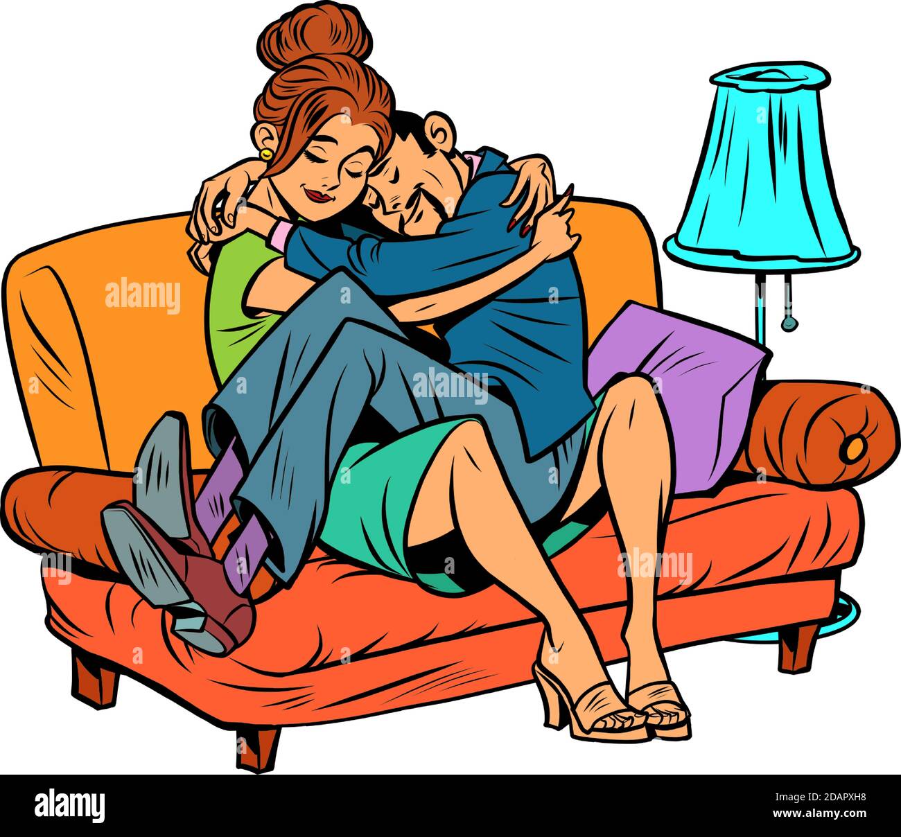 Affection Man Stock Vector Images Alamy 