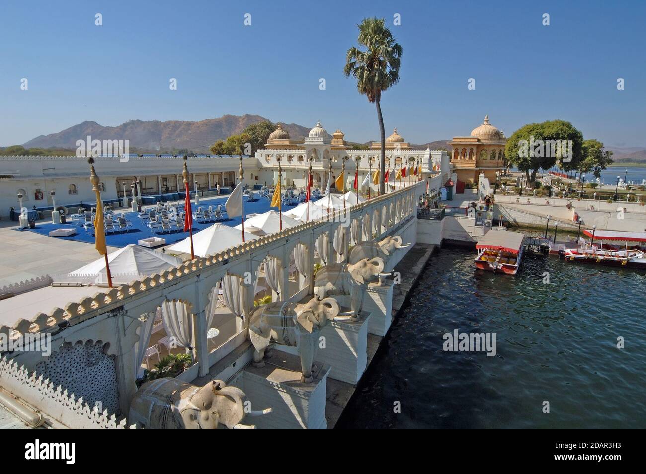 Taj lake palace, Udaipur, Rajasthan, India. Stock Photo