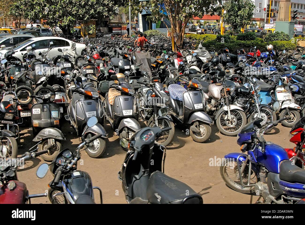 Two wheeler parking hires stock photography and images Alamy