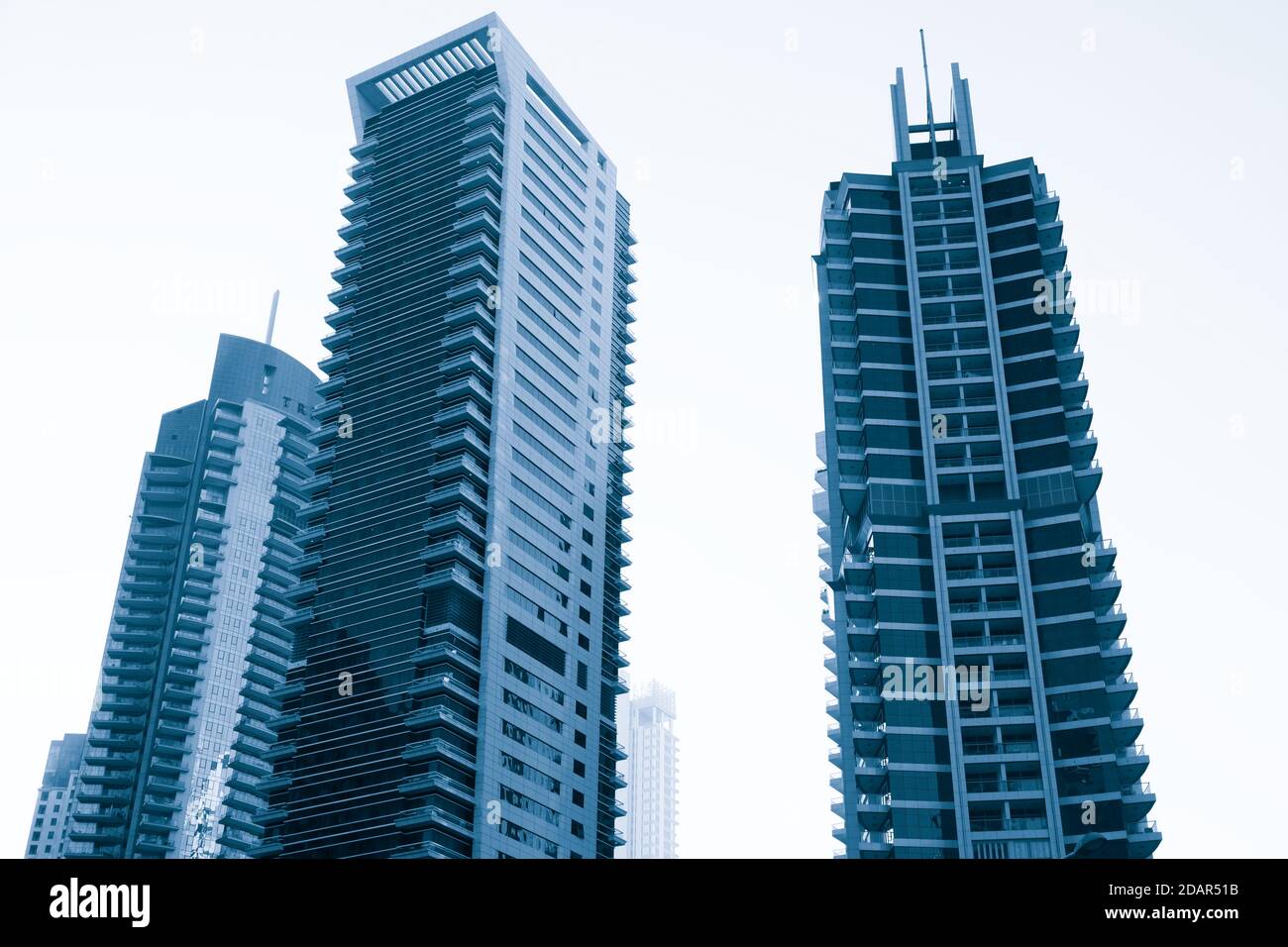 Modern office buildings in the financial district Stock Photo - Alamy