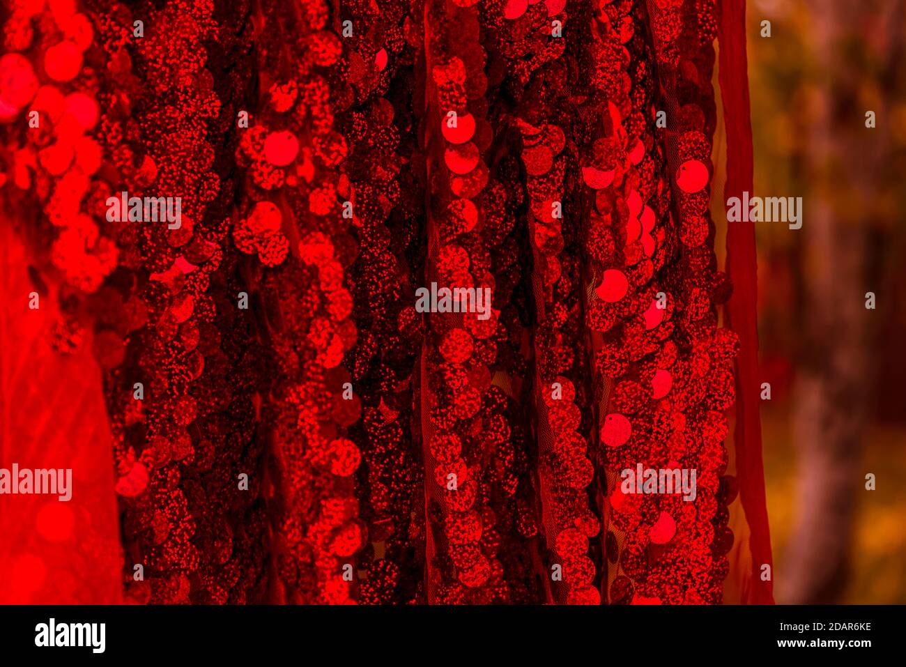 Sequins Red Pattern Red sequin pattern hi-res stock photography and images - Alamy