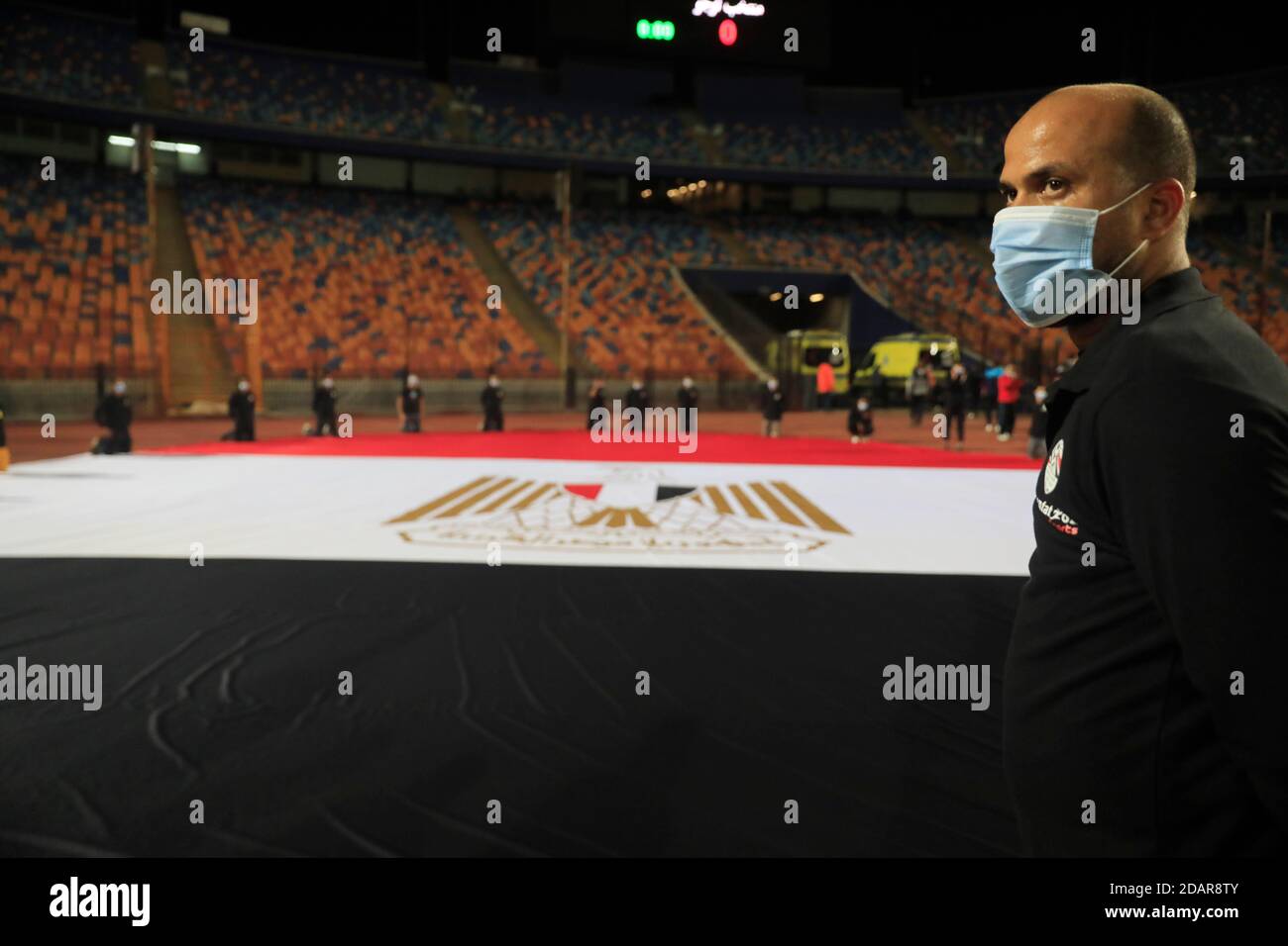 Football Flag Bearer High Resolution Stock Photography and Images Alamy