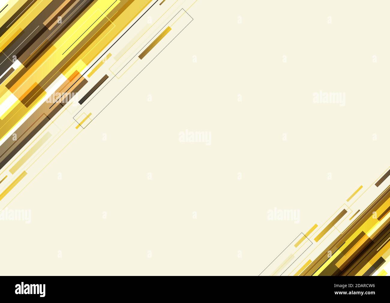 Abstract modern template yellow diagonal stripes geometric and line ...
