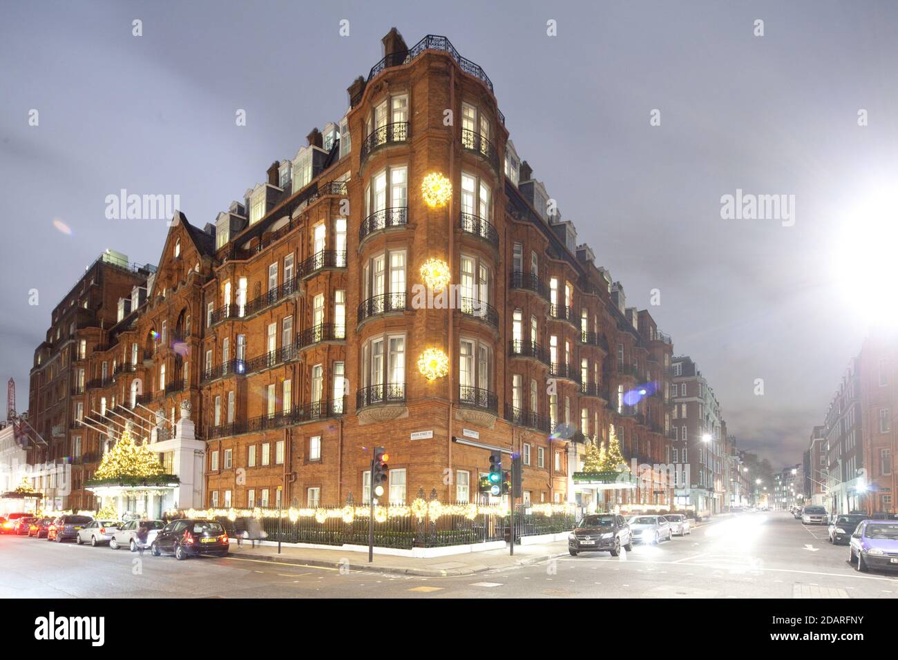 Claridge's Hotel: 5-Star Luxury in the Heart of Mayfair Stock Photo