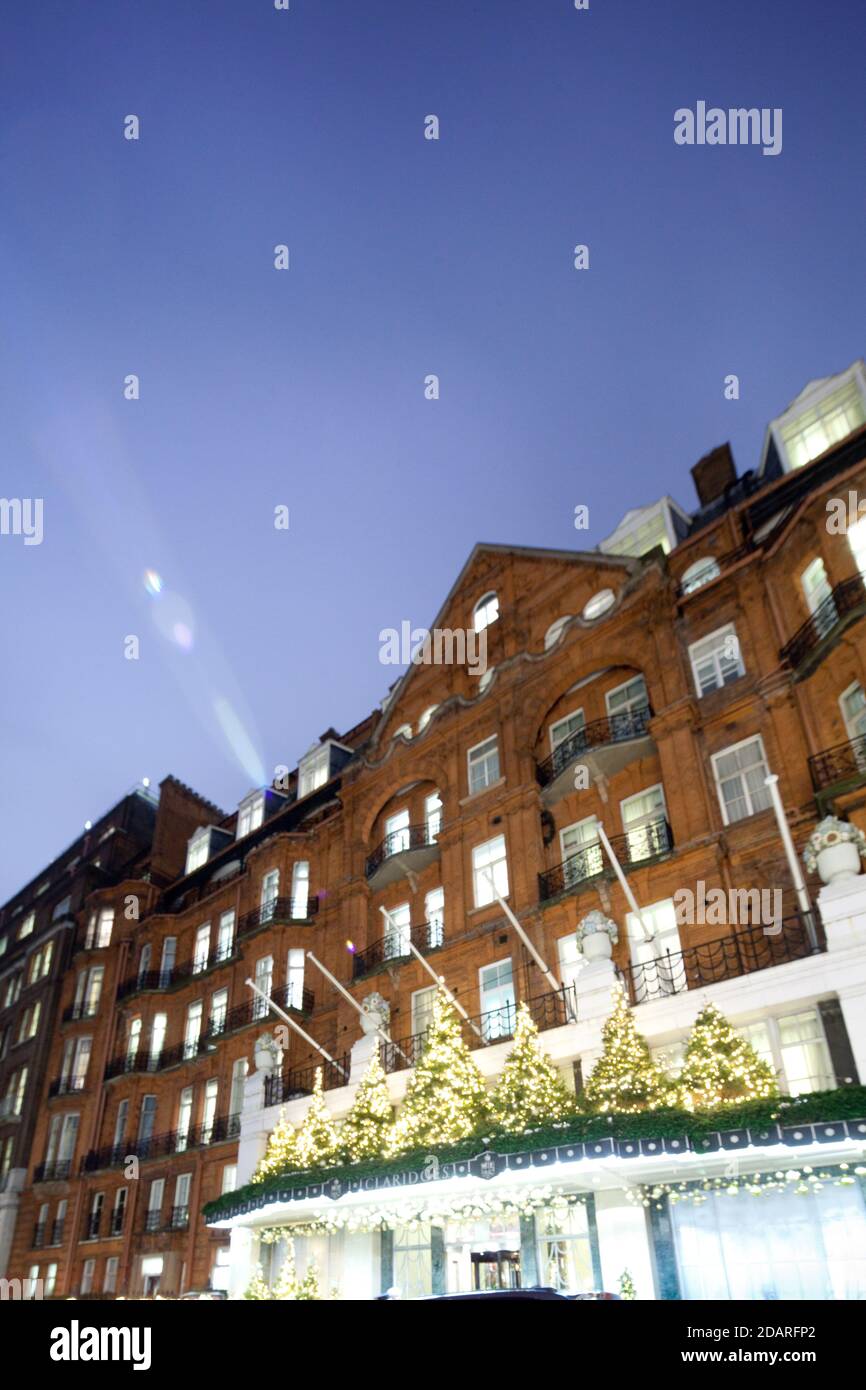 Claridge's Hotel: 5-Star Luxury in the Heart of Mayfair Stock Photo